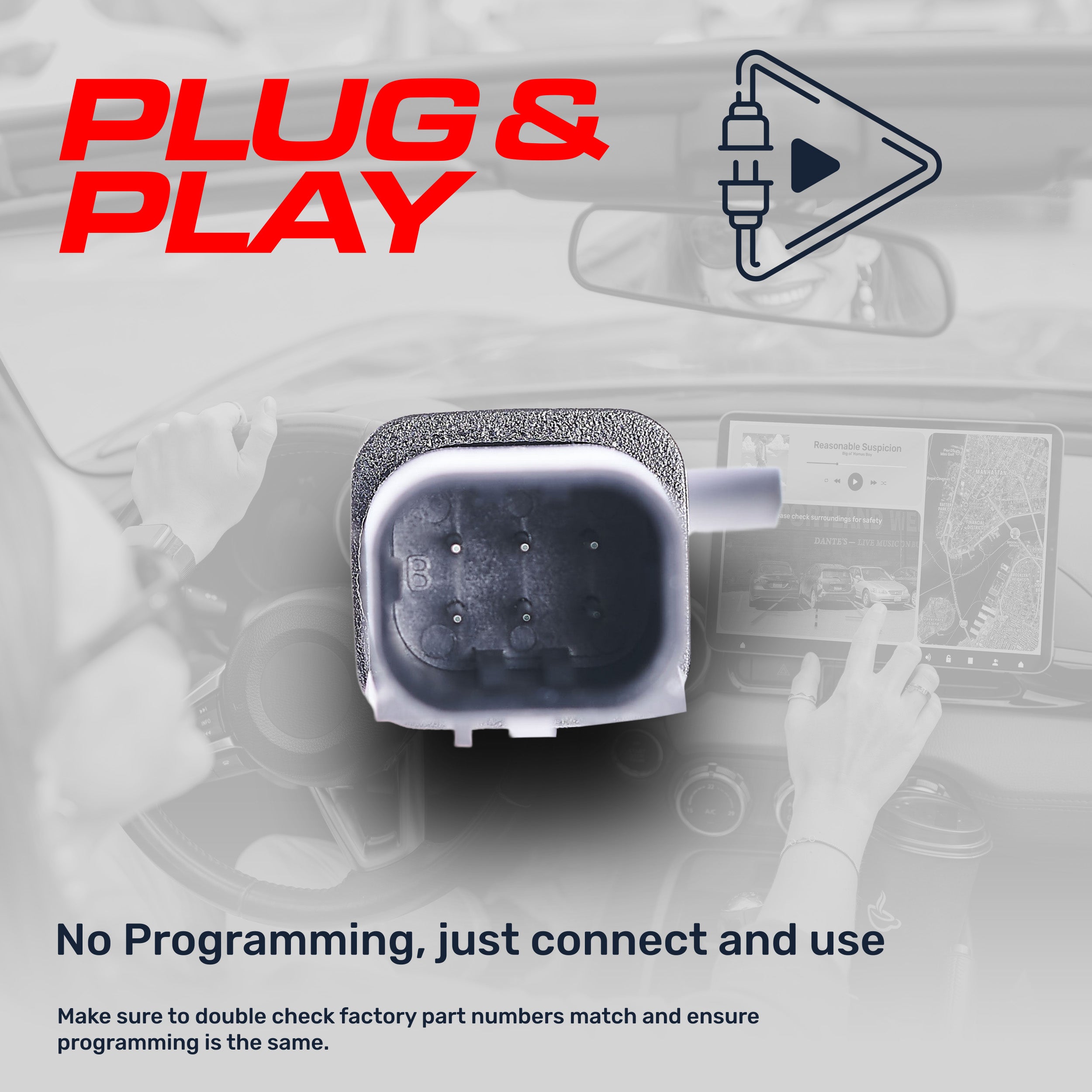 Lexus GX 460 w/o AVM (2013-2015) OEM Replacement Backup Camera OE