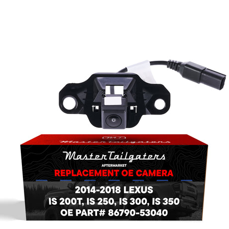 Lexus IS 200t (2015-2017), IS 250 (2014-2017), IS 300 (2015-2018), IS 350 (2014-2018) OEM Replacement Backup Camera OE Part # 86790-53040 - Master Tailgaters