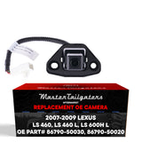 Lexus LS 460/460L (2007-2009), LS 600h L (2008-2009) OEM Replacement Backup Camera OE Part # 86790-50020, 86790-50030