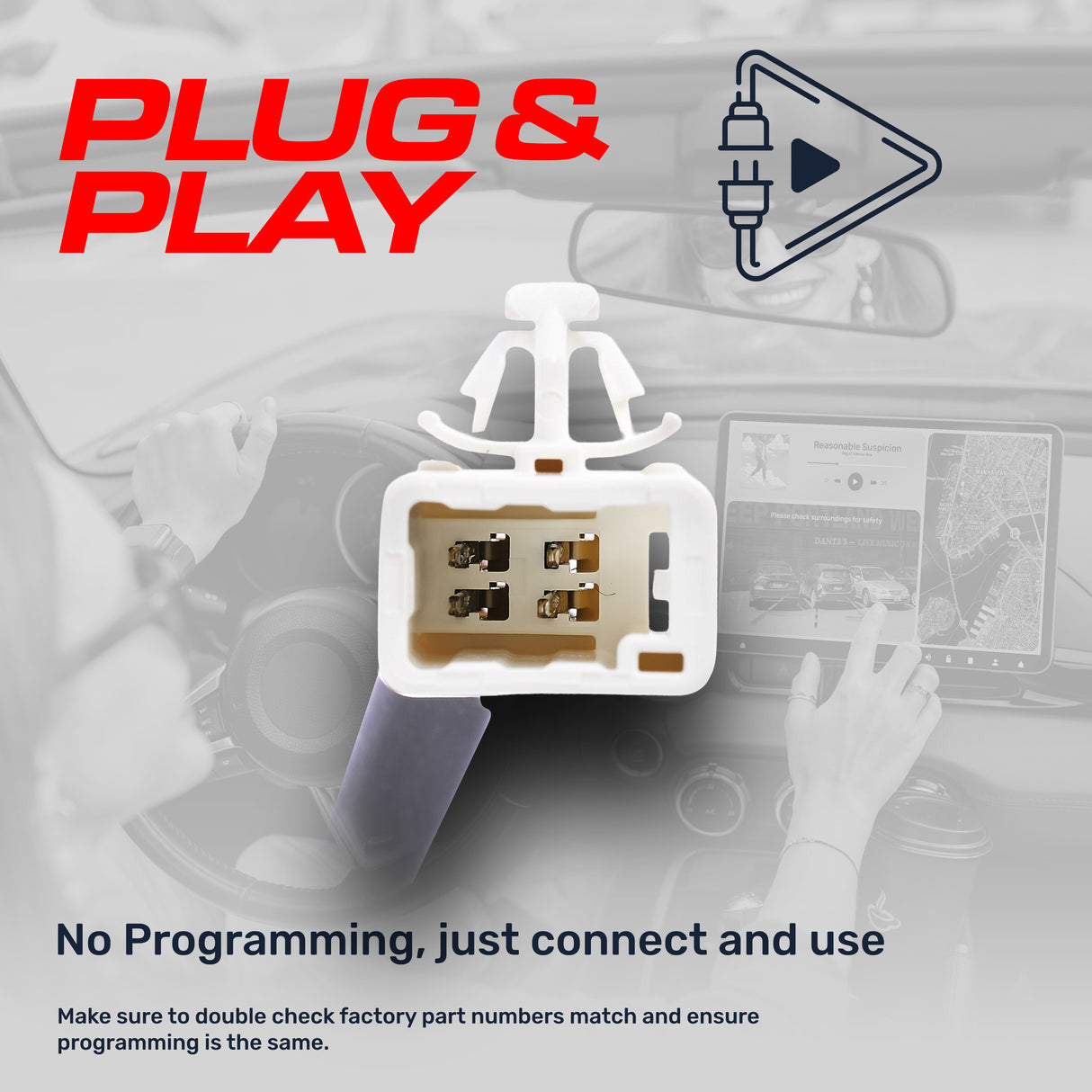 Lexus LS 460/460L (2007-2009), LS 600h L (2008-2009) OEM Replacement Backup Camera OE Part # 86790-50020, 86790-50030