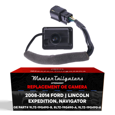 Lincoln Navigator (2008-2014) / Ford Expedition (2008) OEM Replacement Backup Camera OE Part # 8L7Z-19G490-A, 9L7Z-19G490-A, 9L7Z-19G490-B - Master Tailgaters