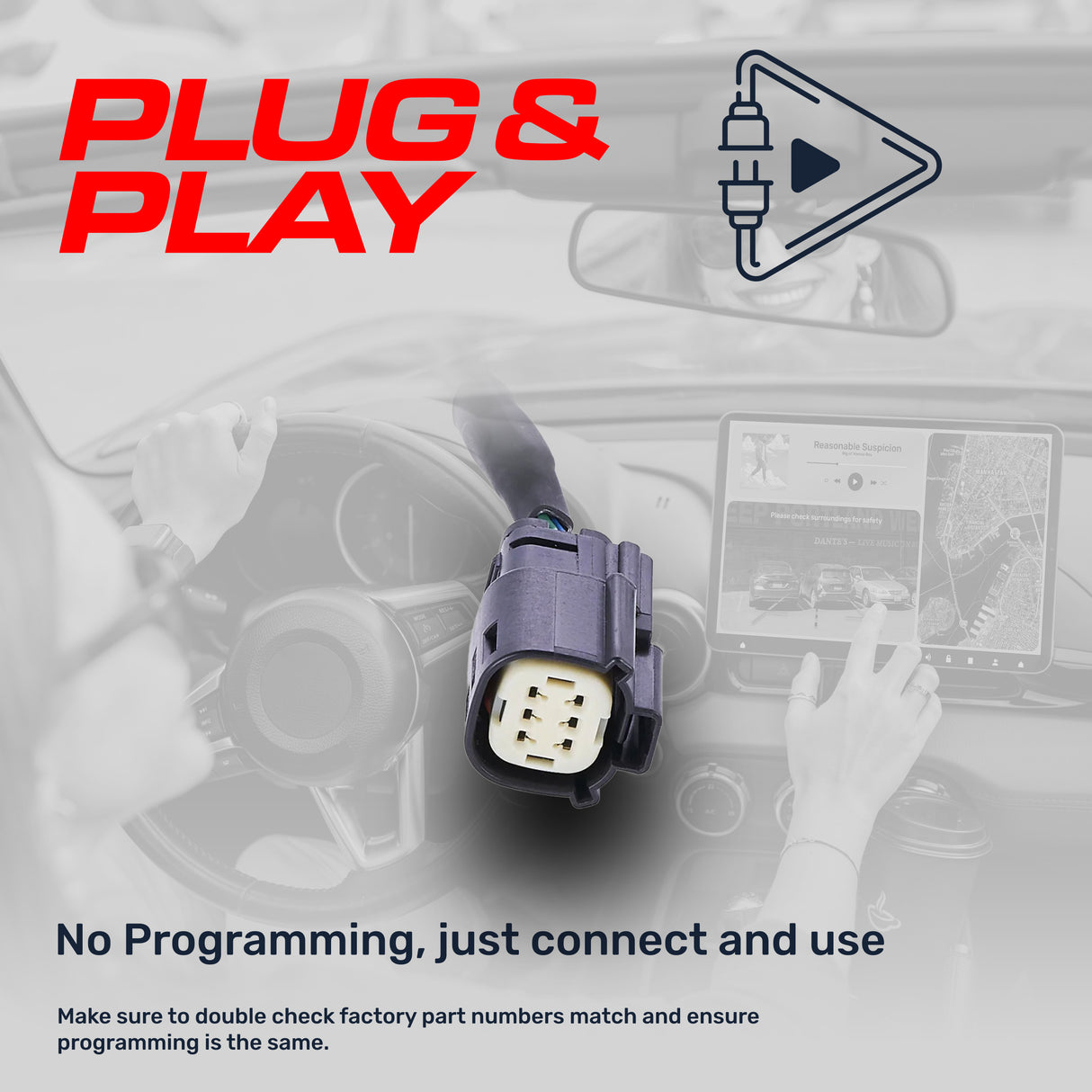 Lincoln Navigator (2008-2014) / Ford Expedition (2008) OEM Replacement Backup Camera OE Part # 8L7Z-19G490-A, 9L7Z-19G490-A, 9L7Z-19G490-B - Master Tailgaters