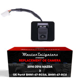 Mazda 3 Sedan (2014-2016) OEM Replacement Backup Camera OE Part # BHN1-67-RC0, BHN1-67-RC0A
