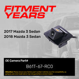 Mazda 3 Sedan (2017-2018) OEM Replacement Backup Camera OE Part # B61T-67-RC0