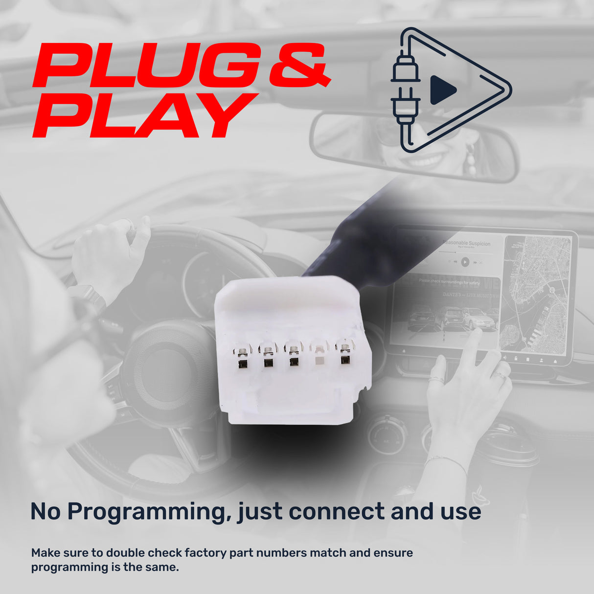 Mazda 6 (2014-2015) OEM Replacement Backup Camera OE Part # GJT1-67-RC0, GJT1-67-RC0B, GJT1-67-RC0C