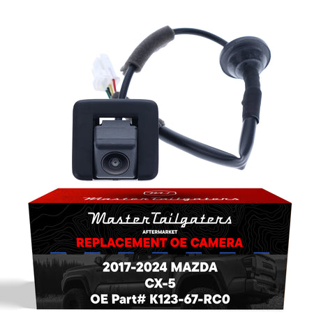 Mazda CX-5 w/o AVM (2017-2024) OEM Replacement Backup Camera OE Part # K123-67-RC0 - Master Tailgaters