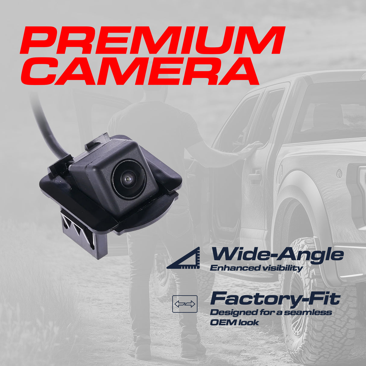 Mazda CX-5 (2013-2016) OEM Replacement Backup Camera OE Part # K015-67-RC0, K015-67-RC0A, KD33-67-RC0, KD33-67-RC0A, KD33-67-RC0B, KD33-67-RC0C