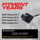 Mazda CX-7 (2009-2012) OEM Replacement Backup Camera OE Part # E223-67-RC0