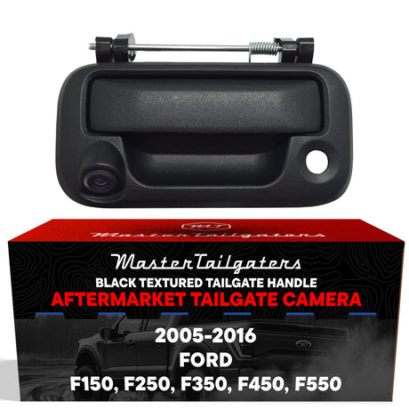 Ford F150 F250 F350 F450 F550 (2005-2016) Black Replacement Tailgate Handle with Backup Camera - Master Tailgaters
