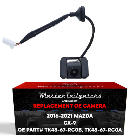 Mazda CX-9 (2016-2021) OEM Replacement Backup Camera OE Part # TK48-67-RC0B, TK48-67-RC0A - Master Tailgaters