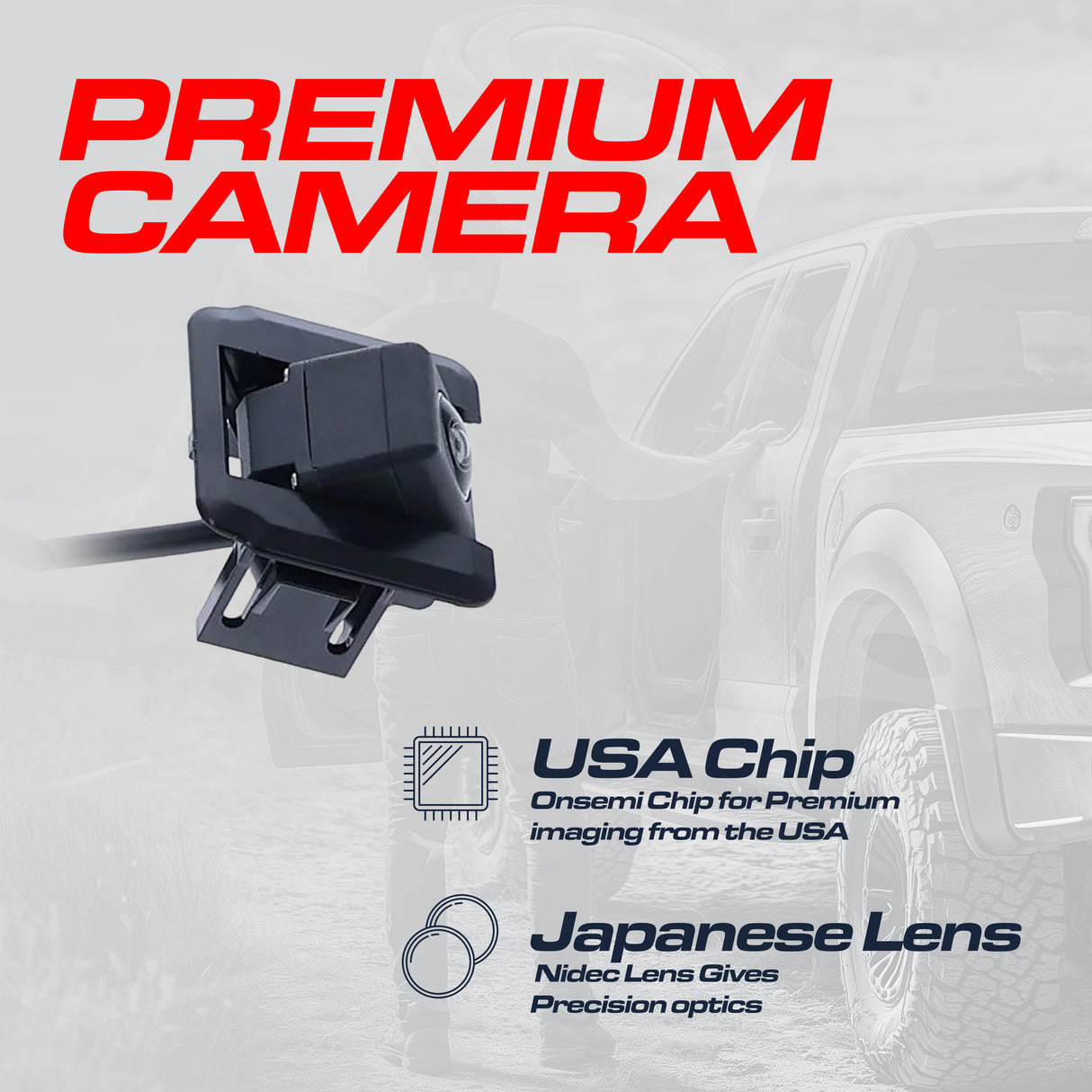 Mazda CX-9 (2016-2021) OEM Replacement Backup Camera OE Part # TK48-67-RC0B, TK48-67-RC0A - Master Tailgaters