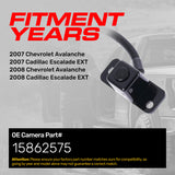 Chevrolet Avalanche / Cadillac Escalade EXT (2007-2008) OEM Replacement Backup Camera OE Part # 15862575