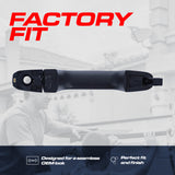 Exterior Door Handle Upgraded Black Metal Replacement for Chevrolet Colorado (2015-2022), Silverado (2014-2019) / Cadillac Escalade (2015) / GMC Canyon (2015), Sierra (2014-2019)