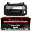 Ford F150 F250 F350 F450 F550 (2005-2016) Black/Chrome Replacement Tailgate Handle with Backup Camera - Master Tailgaters