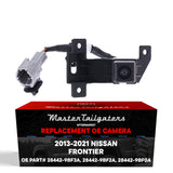 Nissan Frontier (2013-2021) OEM Replacement Backup Camera OE Part # 28442-9BF0A, 28442-9BF2A, 28442-9BF3A - Master Tailgaters