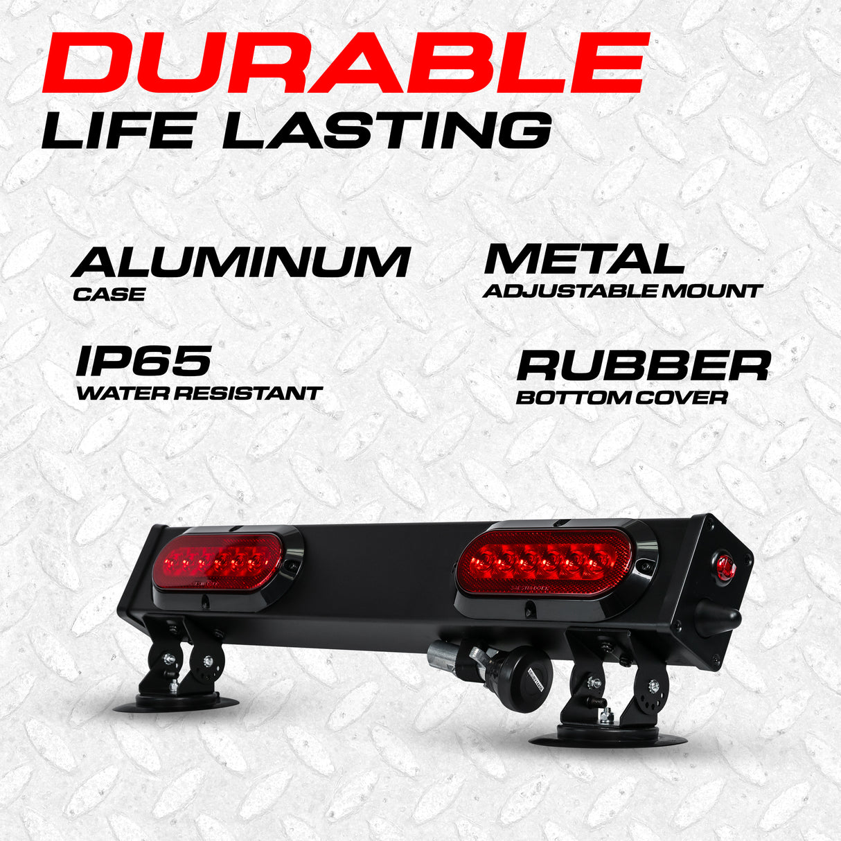 Master Tailgaters 24" Wireless Tow Double Light Bar | Choice of 4 Pin Round, 4 Pin Flat, or 7 Pin Blade with Reverse - Master Tailgaters