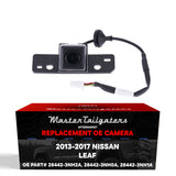 Nissan Leaf w/o AVM (2013-2017) OEM Replacement Backup Camera OE Part # 28442-3NH0A, 28442-3NH1A, 28442-3NH2A