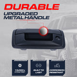 Tailgate Handle Upgraded Black Metal Replacement for Chevrolet Silverado (2014-2015) / GMC Sierra (2014-2015)