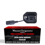 Nissan Rogue S Model (2014-2016) OEM Replacement Backup Camera OE Part # 28442-4BA0D, 28442-4BA1D,  28442-4BA0A - Master Tailgaters