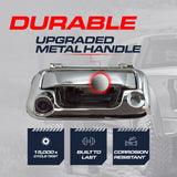 Ford F150, F250, F350, F450, F550 (2005-2016) Chrome Metal Replacement Tailgate Handle with Backup Camera