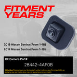 Nissan Sentra (2018-2019) [From 1-18] OEM Replacement Backup Camera OE Part # 28442-4AF0B