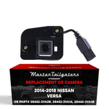 Nissan Versa Note w/o Nav (2014-2018) OEM Replacement Backup Camera OE Part # 28442-3VA2B, 28442-3VA1A, 28442-3VA1B - Master Tailgaters