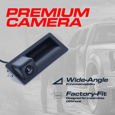 VW Tiguan/Tiguan Limited (2016-2018) Liftgate Switch w/o Navigation OEM Replacement Backup Camera OE Part # 5N0-827-566-AQ