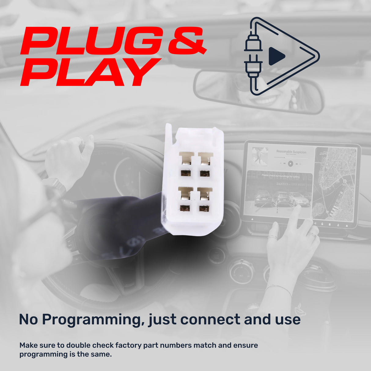 Subaru Legacy (2015, 2018-2019) OEM Replacement Backup Camera OE Part # 86267AL01A - Master Tailgaters