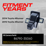 Toyota 4Runner (2014-2015) OEM Replacement Backup Camera OE Part # 86790-35060