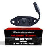 Toyota Avalon (2010-2012) OEM Replacement Backup Camera OE Part # 86790-41010