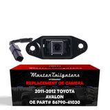 Toyota Avalon (2011-2012) OEM Replacement Backup Camera OE Part # 86790-41030