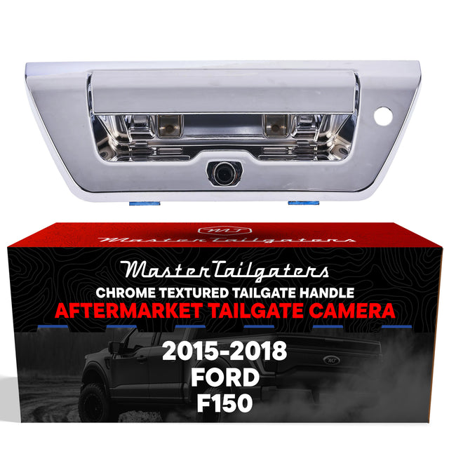 Ford F150 (2015-2018) Chrome Replacement Tailgate Handle with Backup Camera - Master Tailgaters