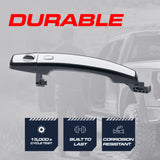 Exterior Door Handle Black/Chrome Replacement for Buick Regal (12-15) / Chevrolet Cruze (11-15), Malibu (13-16), SS (14-16), Trailblazer (13-24), Volt (11-15) OE Part # 13577716, 25936865 | Front LH
