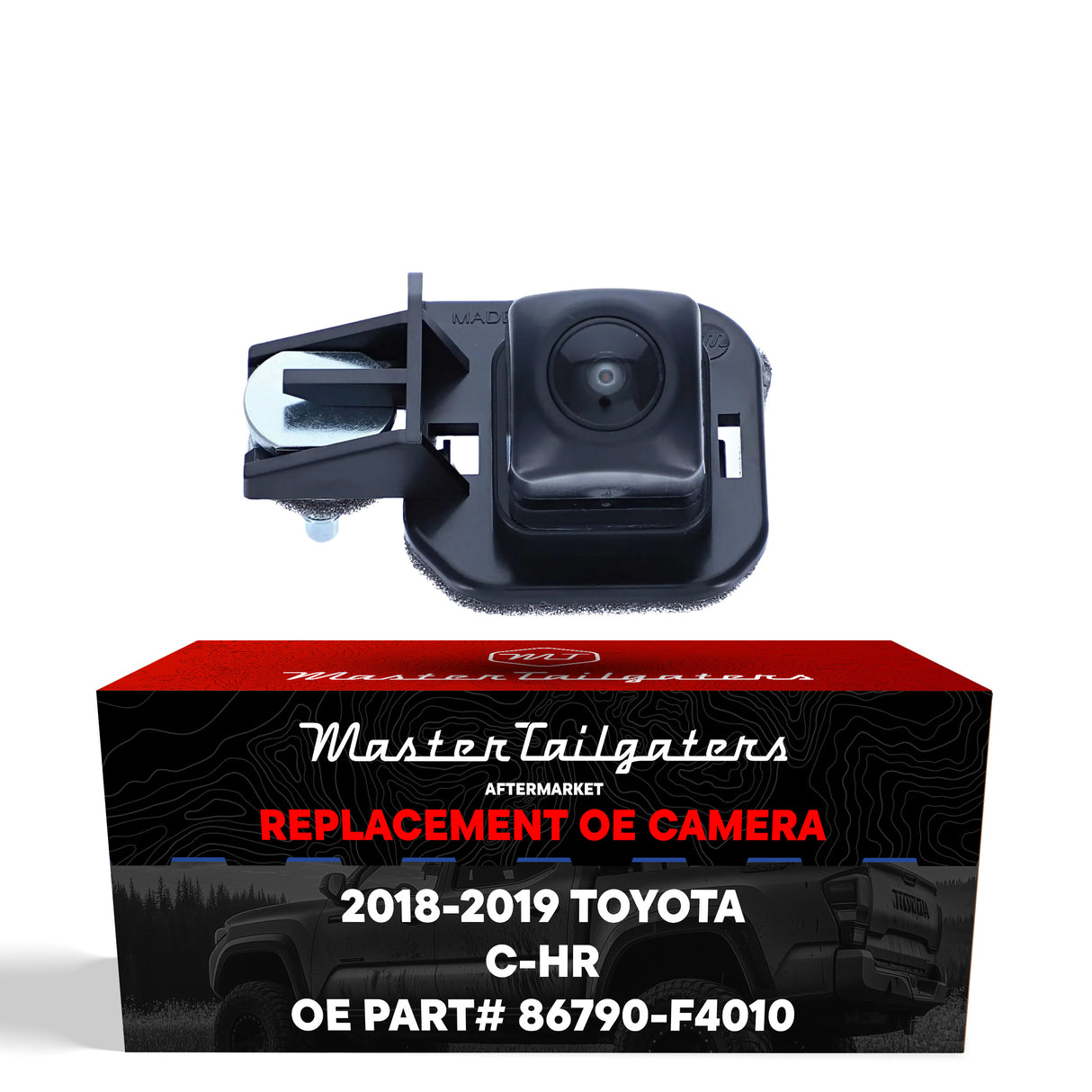 Toyota C-HR [Turkey/Japan Built] (2018-2019) OEM Replacement Backup Camera OE Part # 86790-F4010