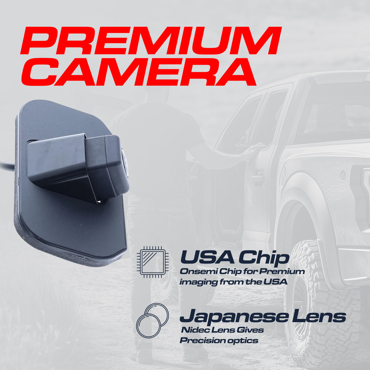 Cadillac CT6/CT6-V (2016-2018) w/o Surround View OEM Replacement Backup Camera OE Part # 23404036