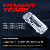 Master Tailgaters Tailgate Handle Upgraded Chrome Metal Replacement for Chevrolet Silverado (2016-2018) / GMC Sierra (2016-2018) OE Part # 84203910, 23487215, 84016231
