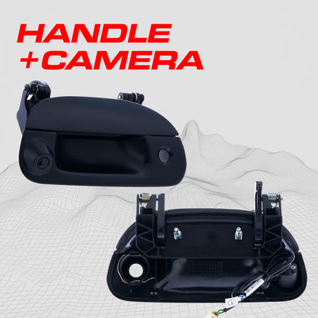 Ford F150 F250 F350 F450 F550 (1997-2007) Black Replacement Tailgate Handle with Backup Camera - Master Tailgaters