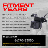 Toyota Camry + Hybrid (2009-2011) w/ Push Button Start OEM Replacement Backup Camera OE Part # 86790-33050