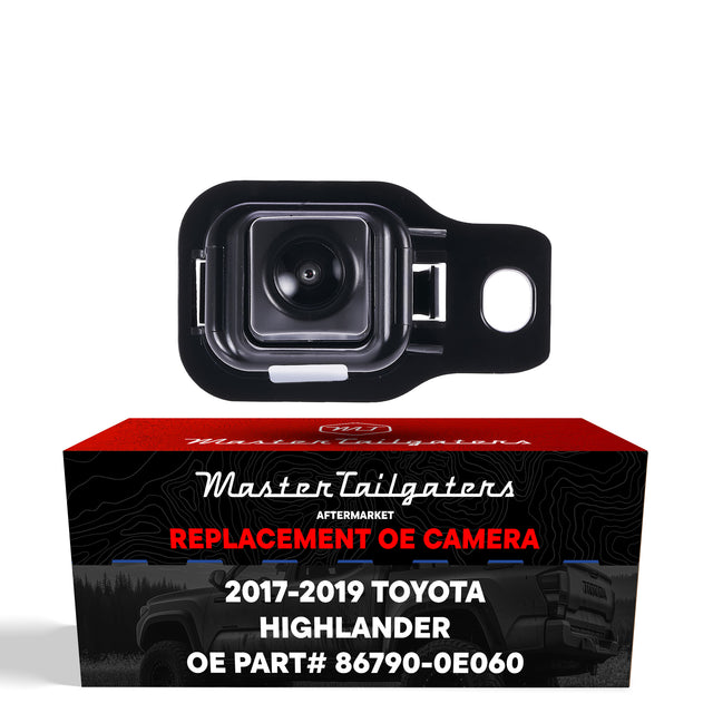 Toyota Highlander + Hybrid w/o AVM (2017-2019) OEM Replacement Backup Camera OE Part # 86790-0E060 - Master Tailgaters