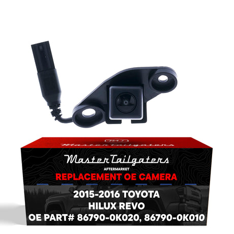 Toyota Hilux Revo (2015-2016) OEM Replacement Backup Camera OE Part # 86790-0K020, 86790-0K010 - Master Tailgaters