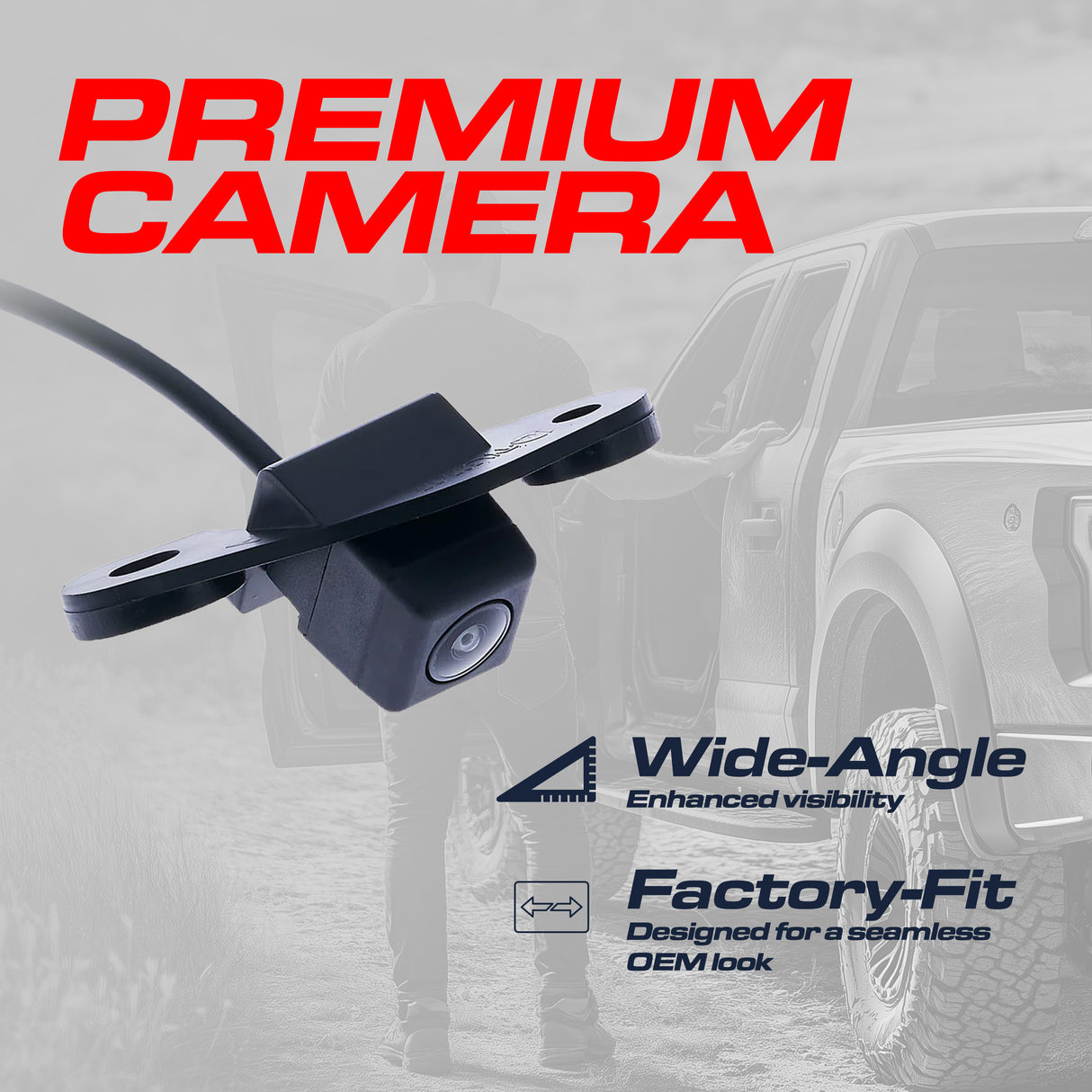 Toyota Hilux Revo (2015-2016) OEM Replacement Backup Camera OE Part # 86790-0K020, 86790-0K010 - Master Tailgaters