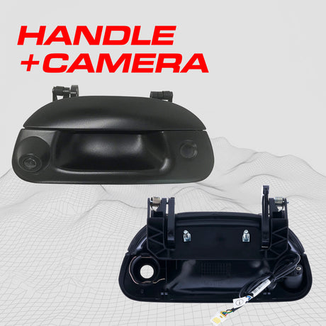Ford F150 F250 F350 F450 F550 (1997-2007) Replacement Tailgate Handle with Backup Camera (with Key Hole Plug) - Master Tailgaters