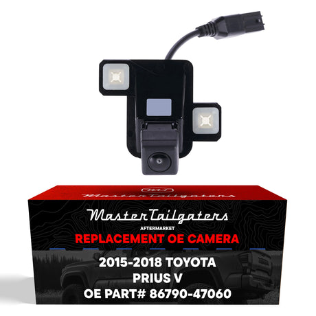 Toyota Prius V (2015-2018) OEM Replacement Backup Camera OE Part # 86790-47060 - Master Tailgaters