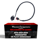 Ram Promaster Cargo Van (2014-2021) [On High Mount Stop Lamp] w/o Parking Line OEM Replacement Backup Camera OE Part # 68284643AC