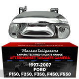 Ford F150 F250 F350 F450 F550 (1997-2007) Chrome Replacement Tailgate Handle with Backup Camera - Master Tailgaters