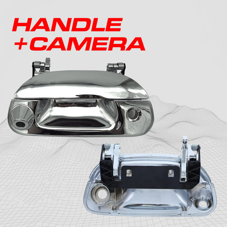 Ford F150 F250 F350 F450 F550 (1997-2007) Chrome Replacement Tailgate Handle with Backup Camera - Master Tailgaters