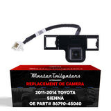 Toyota Sienna (2011-2014) OEM Replacement Backup Camera OE Part # 86790-45040