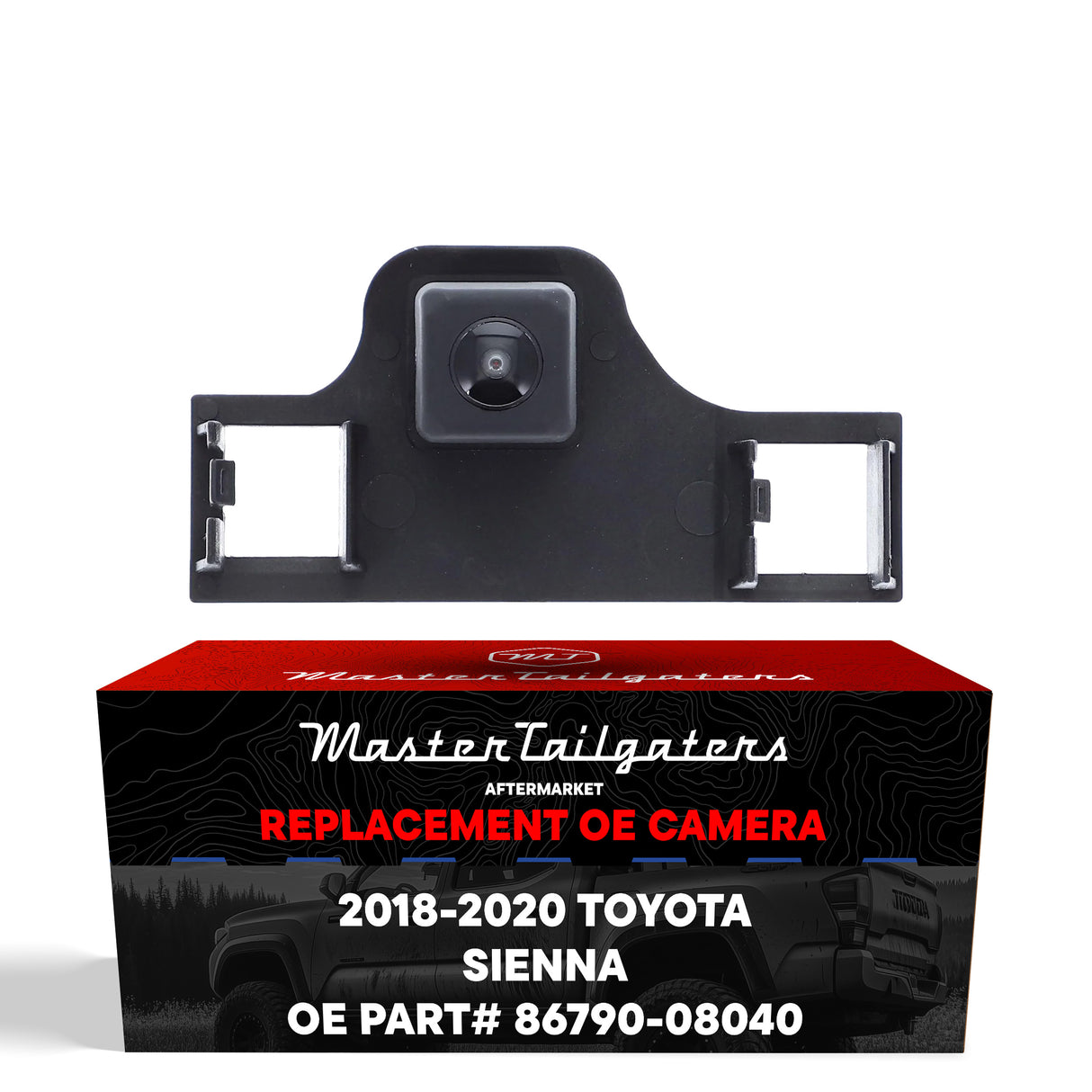 Toyota Sienna w/o AVM (2018-2020) OEM Replacement Backup Camera OE Part # 86790-08040