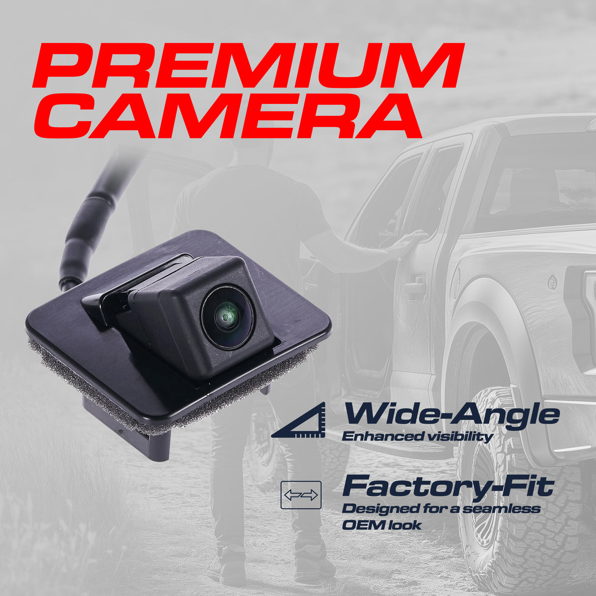 Toyota Yaris iA (2016-2020), Yaris Sedan (2016-2020) / Scion iA (2016) OEM Replacement Backup Camera OE Part # 86790-WB001, 86790-WB002 - Master Tailgaters