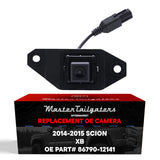 Toyota Scion xB (2014-2015) OEM Replacement Backup Camera OE Part # 86790-12141